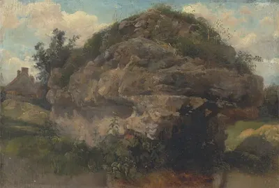 Rocky Hillside by Frederick Waters Watts — digital art print download