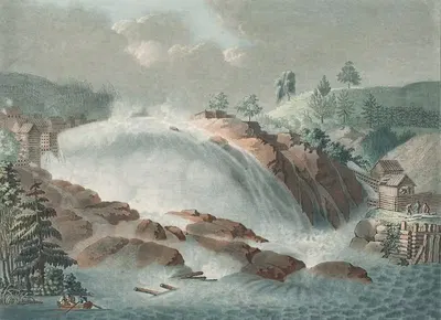 Вид на Хуг-Фосс by Георг Хаас, 1787 – 1791 — digital art print download