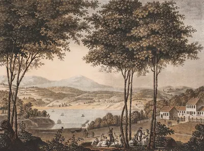 Вид, сделанный близ Хенингслёст by Георг Хаас, 1787 – 1791 — digital art print download