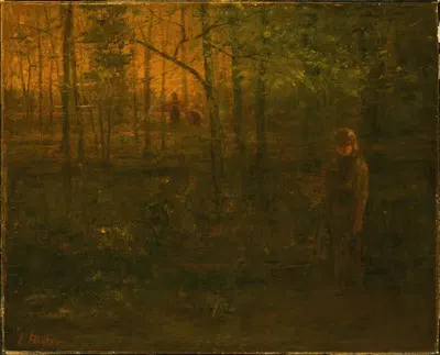 Послеполуденное сияние by Джордж Фуллер — digital art print download