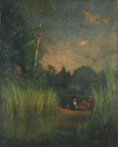 Dusk in the Rushes by George Inness — digital art print download
