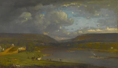 On the Delaware River by George Inness — digital art print download