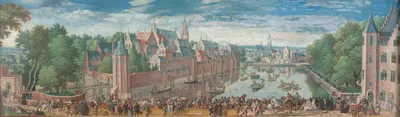 Игра в гусей на Вийваре в Гааге by Ханс Бол, 1589 — digital art print download