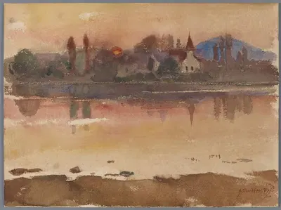 Закат by Ханс Сандройтер, 1895 — digital art print download
