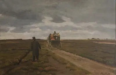 Ландшафт с дневной повозкой by Ханс Смит, 1912 - 1913 — digital art print download