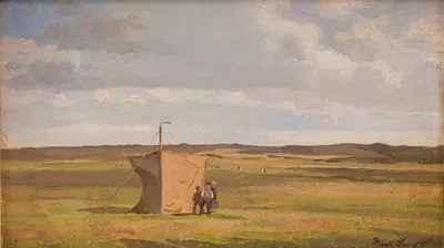 Убежище художника на болотах в Ютландии by Ханс Смит, 1907 - 1911 — digital art print download