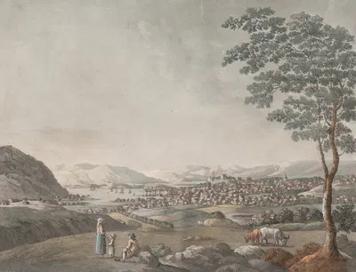 Christiania, fra Tøyen by Christian Heinrich Grosch, 1762 – 1800 — digital art print download