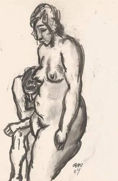 Mann und Frau by Рудольф Ваккер — digital art print download