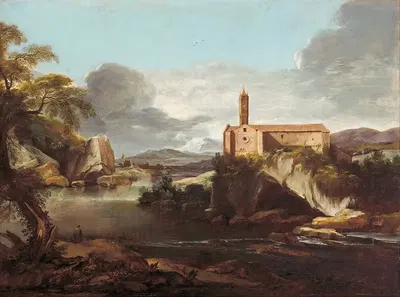 Rocky valley by Jacques Courtois — digital art print download