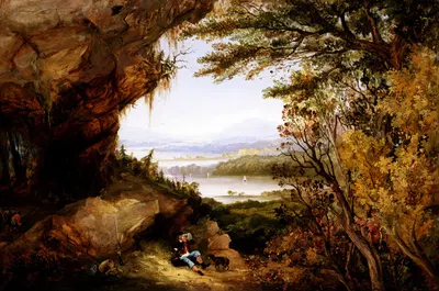 Scene on the Hudson by James Hamilton — digital art print download