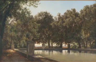 Сады виллы д'Эсте, Тиволи by Янус ла Кур, 1899 — digital art print download