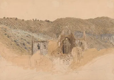 Tintern Abbey by Самуэль Палмер, 1835 — digital art print download