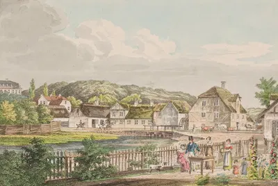 Партия у Фредериксдала by Йенс Хольм, 1837 – 1838 — digital art print download