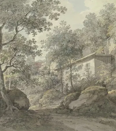 Архитектурное исследование by Иоганн Георг фон Диллис, 1788 — digital art print download