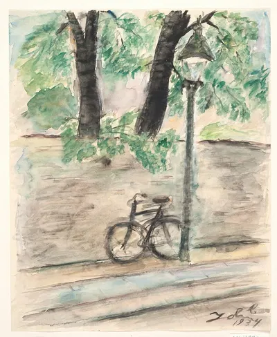 Тихое утро у стены by Джон Кристенсен, 1934 — digital art print download