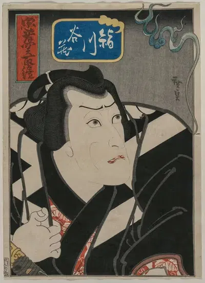 Кинугава Таницзо в Зеркале смелых и преданных борцов (Chūkō Sekitori Kagami) by Кодзиро Хиросада, 1848 — digital art print…