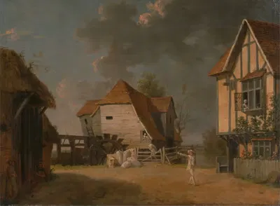 A Scene from 'The Maid of the Mill' by John Inigo Richards — digital art print download