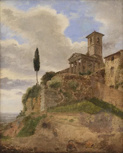 Храм Геркулеса в Кори by Йорген Рёд, 1838 — digital art print download