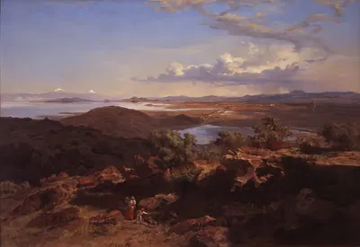 The Valley of Mexico from the Santa Isabel Mountain Range by José María Velasco, 1875 — digital art print download