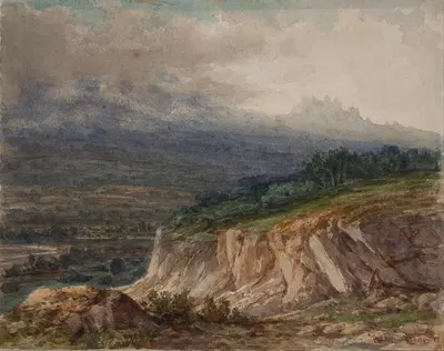 Пейзаж by Ллуис Ригальт, 1875 — digital art print download