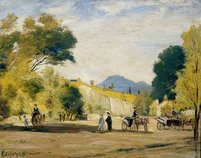 Cabs for Hire by Louis Michel Eilshemius — digital art print download