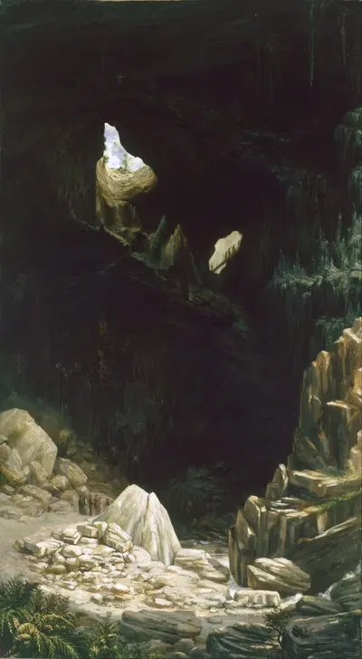 Дьявольская повозка, пещеры реки Фиш by Люсьен Анри, 1883 — digital art print download