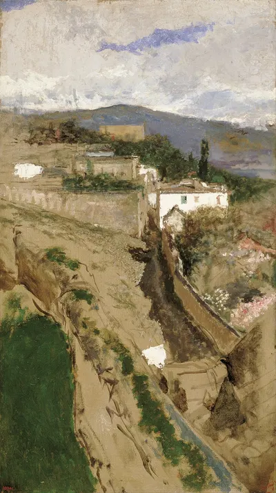 Granada Landscape by Mariano Fortuny Marsal — digital art print download