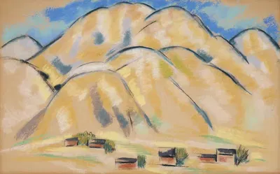 New Mexico Hills by Marsden Hartley, 1877 – 1943 — digital art print download
