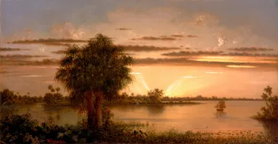 Рассвет во Флориде by Мартин Джонсон Хид — digital art print download