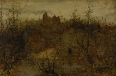 The enchanted castle by Matthijs Maris — digital art print download