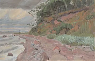 Skovskrænt Kongsøre by Niels Larsen Stevns, 1920 — digital art print download