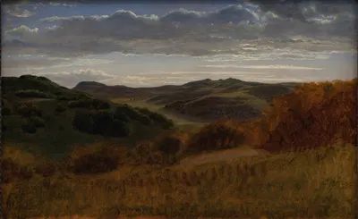 Холмы за утесом Мён by П. К. Сковгорд, 1846 - 1851 — digital art print download