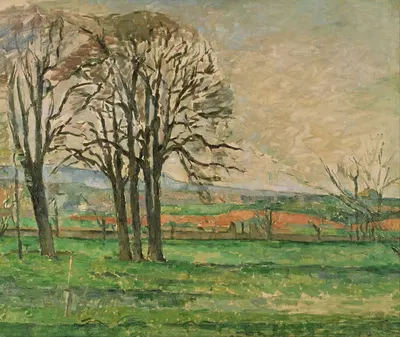 The Bare Trees at Jas de Bouffan by Paul Cézanne — digital art print download