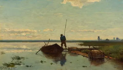 Пейзаж с полдером by Поль Жозеф Константин Габриэль — digital art print download