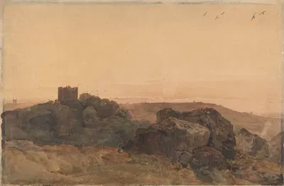 Bolton Castle by Peter DeWint — digital art print download