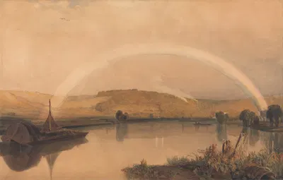 On the Thames by Peter DeWint — digital art print download