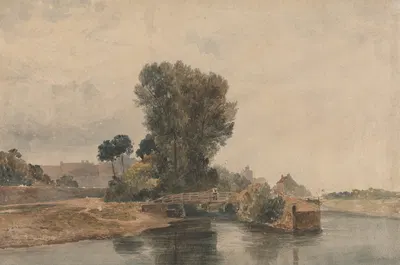 Windsor from below the Locks by Peter DeWint — digital art print download