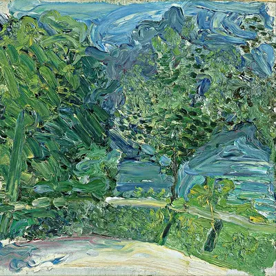 Дорога у озера рядом с Гмунденом by Ричард Герштль, 1907 — digital art print download