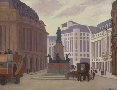 Aldwych by Robert Polhill Bevan, 1924 — digital art print download