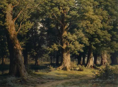 Grove near Lucerne by Robert Zünd — digital art print download
