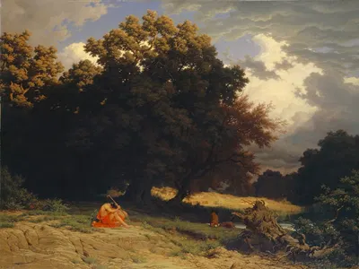 The Prodigal Son by Robert Zünd, 1867 — digital art print download
