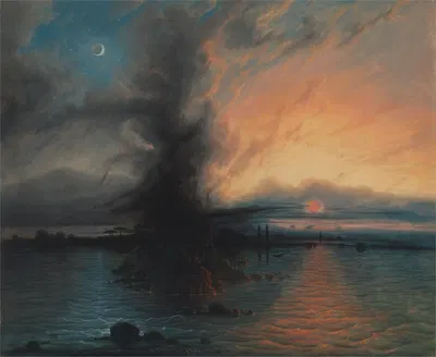The Rock of Salvation by Samuel Colman — digital art print download