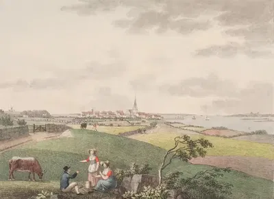Рудкёбинг на Лангеланде by Сёрен Л. Ланге, 1819 – 1820 — digital art print download