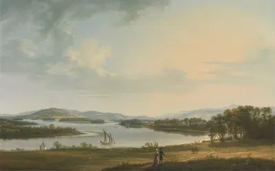 Нок Нинни и озеро Эрн с Беллисла, графство Ферманах, Ирландия by Томас Робертс — digital art print download