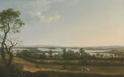 Озеро Эрн из Нок Нинни, с Беллисайлом вдали, графство Ферманах, Ирландия by Томас Робертс — digital art print download