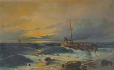Landing Ashore by Vasilios Chatzis — digital art print download