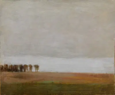 View of Jægersborg Allé. Gentofte, North of Copenhagen by Vilhelm Hammershøi, 1892 — digital art print download