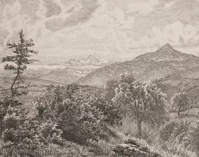 Højfjeldslandskab by Vilhelm Kyhn, 1846 – 1902 — digital art print download