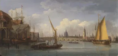 Лондонский мост с собором Святого Павла вдали by Уильям Андерсон — digital art print download