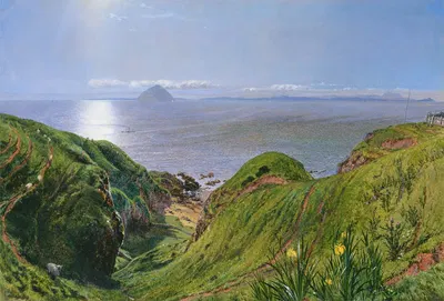 Ailsa Craig by William Bell Scott — digital art print download